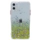 Clear Border Case with yellow glitter iPhone 11