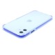 Clear case with back camera protection for iPhone 11- Blue