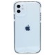 Clear case with back camera protection for iPhone 11- Black