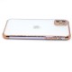 Clear case with gold base color for iPhone 11- Light Purple