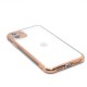 Clear case with gold base color for iPhone 11- Black
