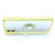 Clear design Kick stand case for iPhone 11- Yellow