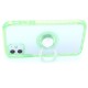 Clear design Kick stand case for iPhone 11-  Green