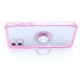 Clear design Kick stand case for iPhone 11- Pink