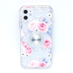 Flower design ring case for iPhone 11- Fade & Bright