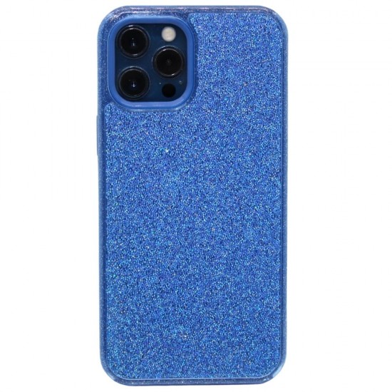 Heavy Duty Glitter Case for iPhone 12 Pro Max- Blue