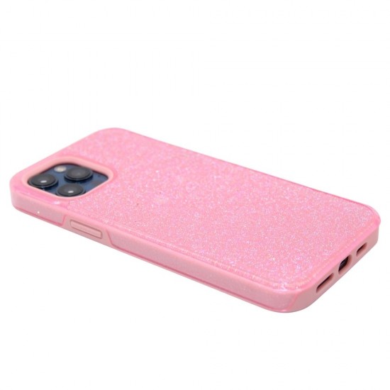 Heavy Duty Glitter Case for iPhone 12 Pro Max- Pink