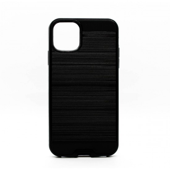Brush Metal Case For Galaxy A02 S- Black