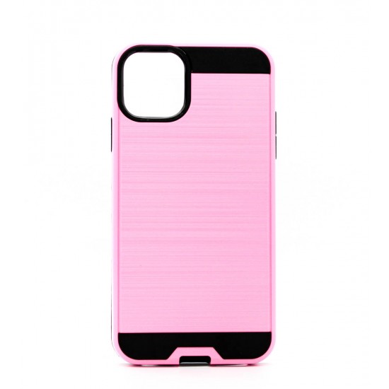 Brushed Metal Case For Motorola G Power- Light Pink