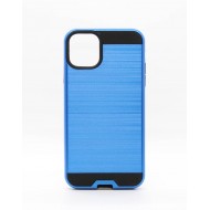Brush Metal Case For  Galaxy A02 S - Blue
