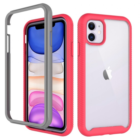 iPhone XR Clear Rip Bed Pink 