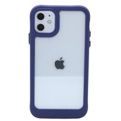 iPhone 12/12 pro Clear Rip Bed Case with retail packaging Blue