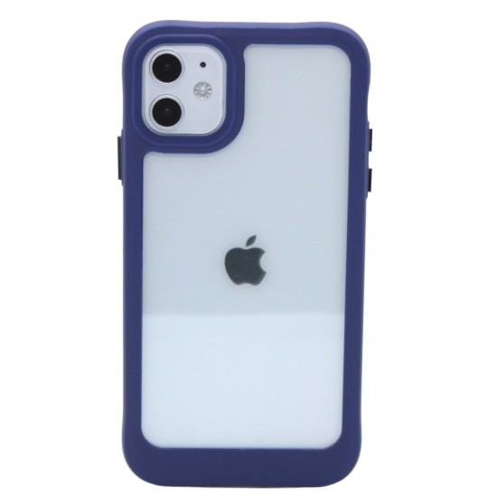 iPhone 12 pro max Clear Rip Bed Case with retail packaging Blue