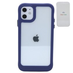 iPhone 11 Clear Rip Bed Case with retail packaging Blue