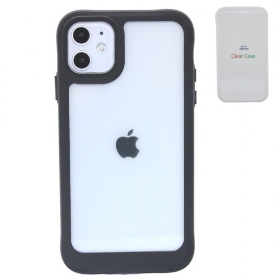 iPhone 12 pro max Clear Rip Bed Case with retail packaging Black