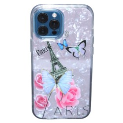 CLEAR FLOWER CASE for iPhone 12 pro max - Paris