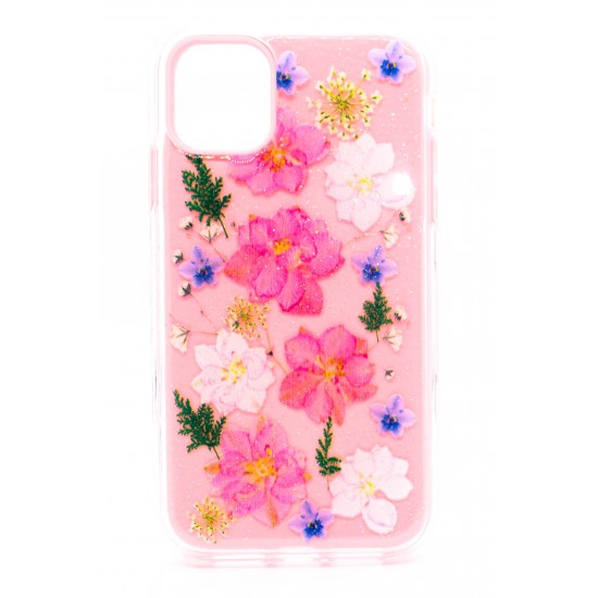 iPhone 12 Mini pink Classic Flowers
