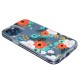 iPhone 12 Pro Max Clear Classic Flower Design top Red 