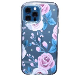 iPhone 11 Clear Classic Flower Design Roses