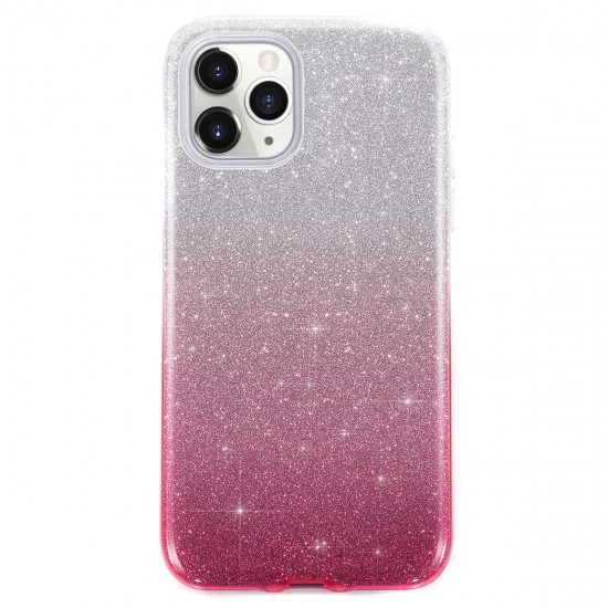 iPhone 11 Pro Max Clear Shimmer Glitter - Pink