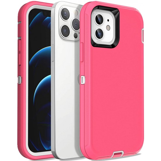 iPhone 11 Defender Armor Pink with Belt Clip