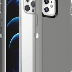Defender Case For iPhone 12 pro max- Gray