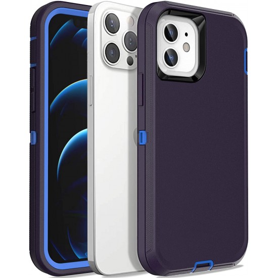 Defender Case For iPhone 12 pro max- Blue