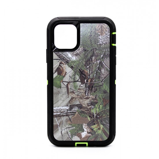 iPhone 12 Mini Defender Armor Green Camouflage