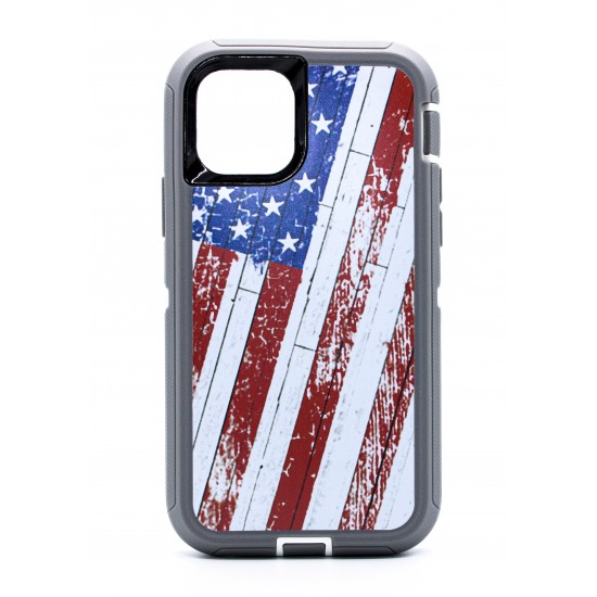 iPhone 12 Mini Defender Armor American Flag 