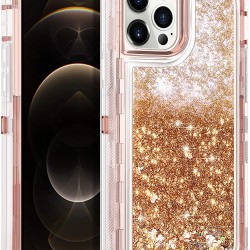 Liquid Glitter Case LG K 31/ Aristo 5- Rose Gold