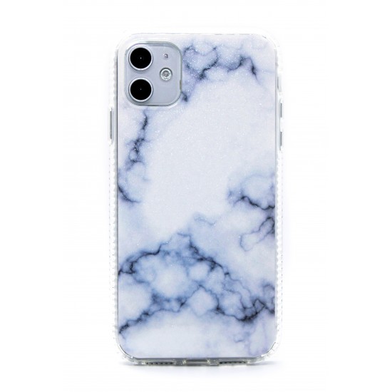 Marble Design Geometric Cover (Marble light Blue) iPhone 12 Mini