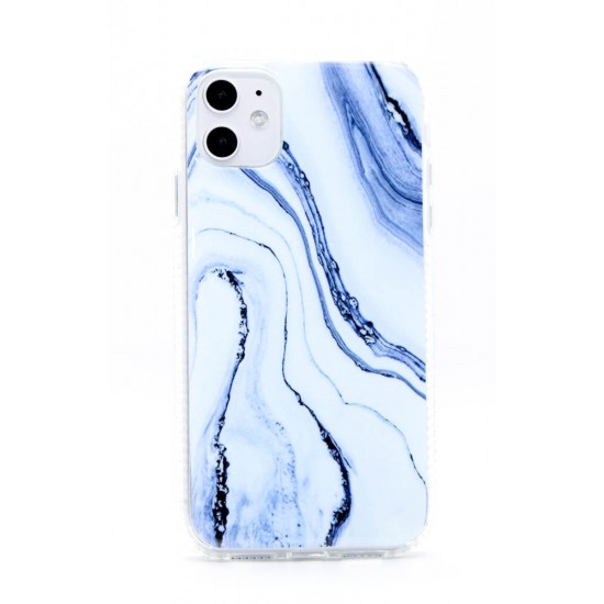 Marble Design Geometric Cover (Marble Blue) iPhone 12 Mini