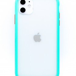 iPhone 11 Pro Max Matte Translucent Case Teal