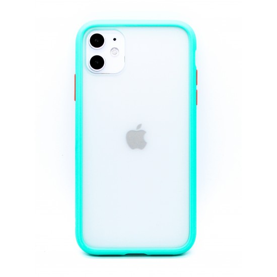 iPhone 11 Pro Matte Translucent Case Teal