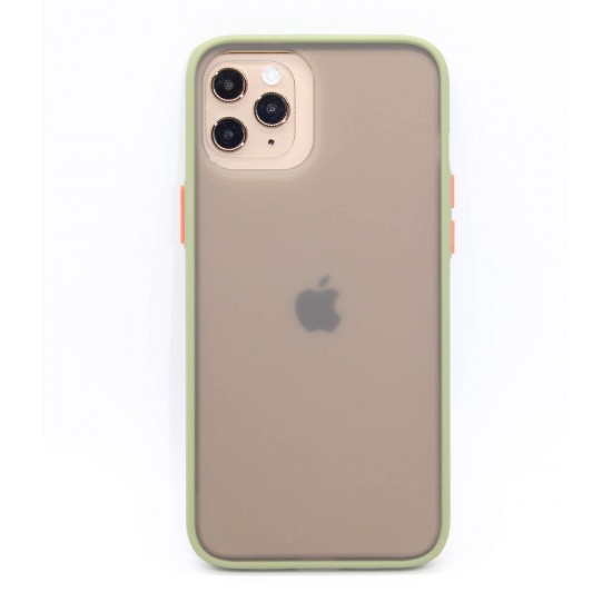 iPhone 12/12 Pro Matte Translucent Case olive Green