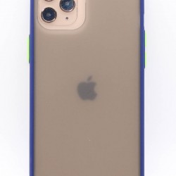 iPhone 12/12 Pro Matte Translucent Case Navy Blue