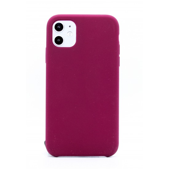 iPhone 11 Pro Max Silicone Case Burgundy