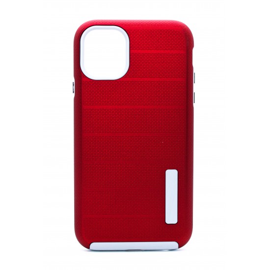 iPhone 11 Pro Max Stripes TPU Hybrid Red