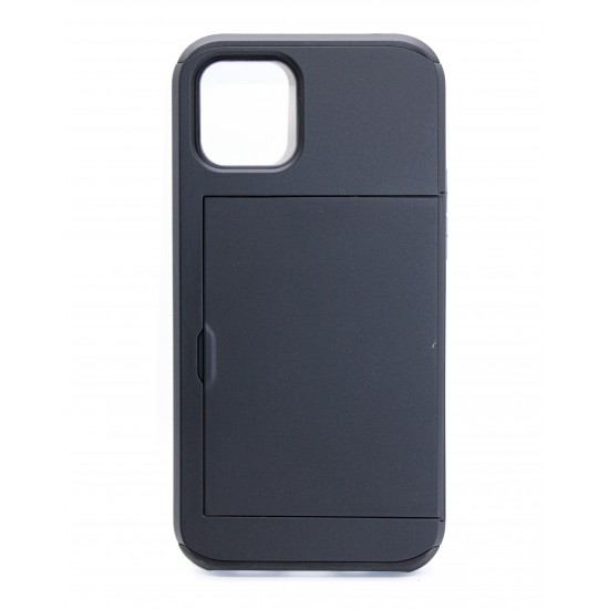 iPhone 12/12 Pro Card Holder Wallet Cover Black