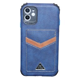 King back wallet case for iPhone 12/12 Pro- Blue