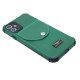 Fzalanbell back pocket  wallet case for iPhone 12/12 Pro- Green