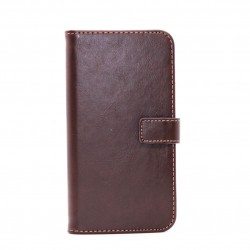 iPhone 7/8/SE Full Wallet Cover Dark Brown