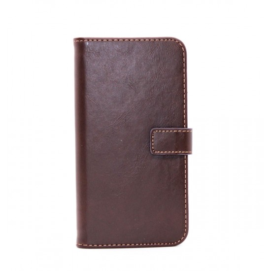 iPhone 6/6S Full Wallet Cover Dark Brown