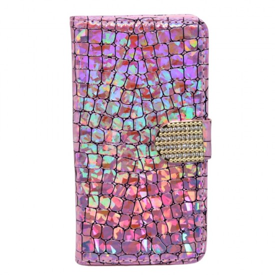 Fancy wallet case for iPhone 11- Pink