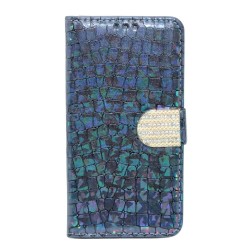 Fancy wallet case for iPhone 11- Blue