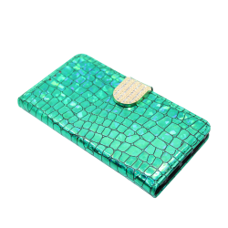 Fancy wallet case for iPhone 12/12 Pro- Green
