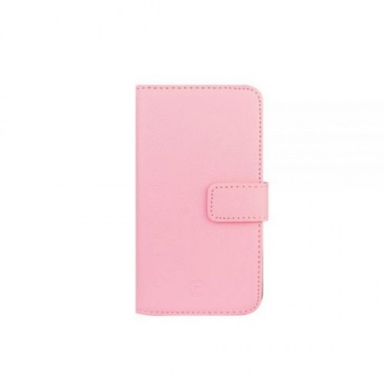 Full Wallet Case For Motorola Z Play- Light Pink