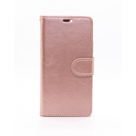 Full Wallet Case For Galaxy J 3 2018- Rose Gold
