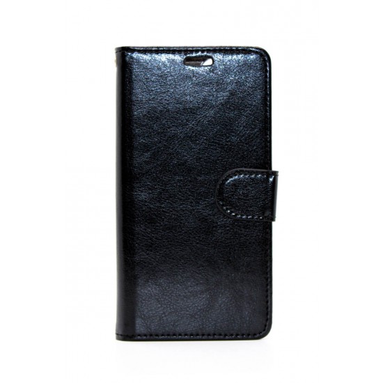 LG Stylo 5 Full Wallet Case Black