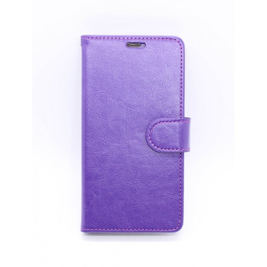 iPhone X/XS Full Wallet Cover Purple